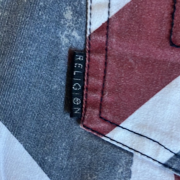 Religion Jeans - Union Jack Jeans size 28 - Picture 6 of 11